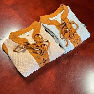 Mens Pirate Medieval Renaissance Steampunk Retro Long Sleeve Lace Up Shirt (XL)